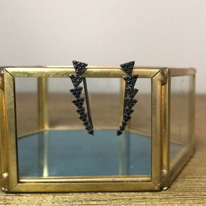 Stella & Dot black ear climbers